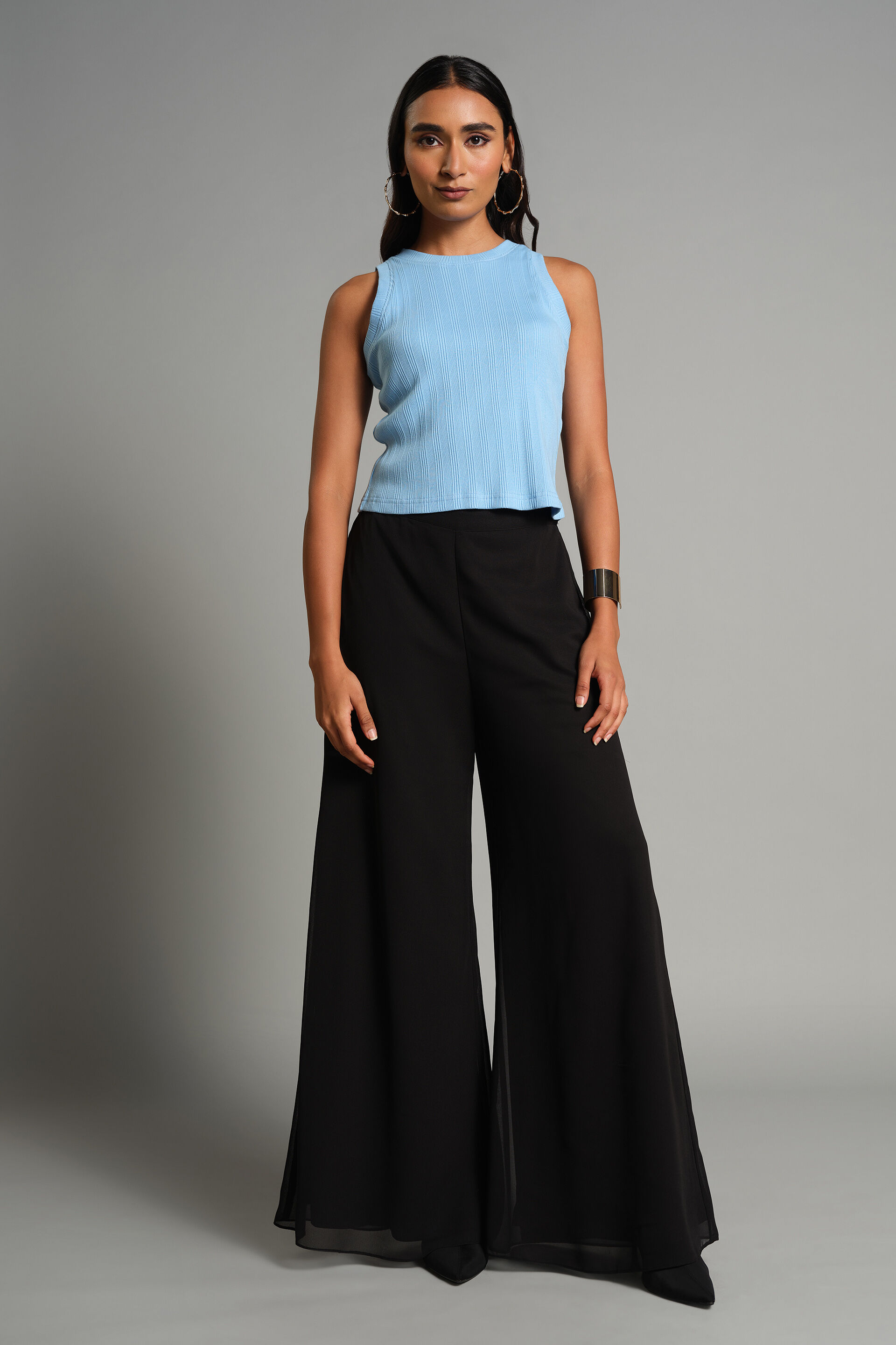 Tazman Powder Blue Top, Powder Blue, image 3